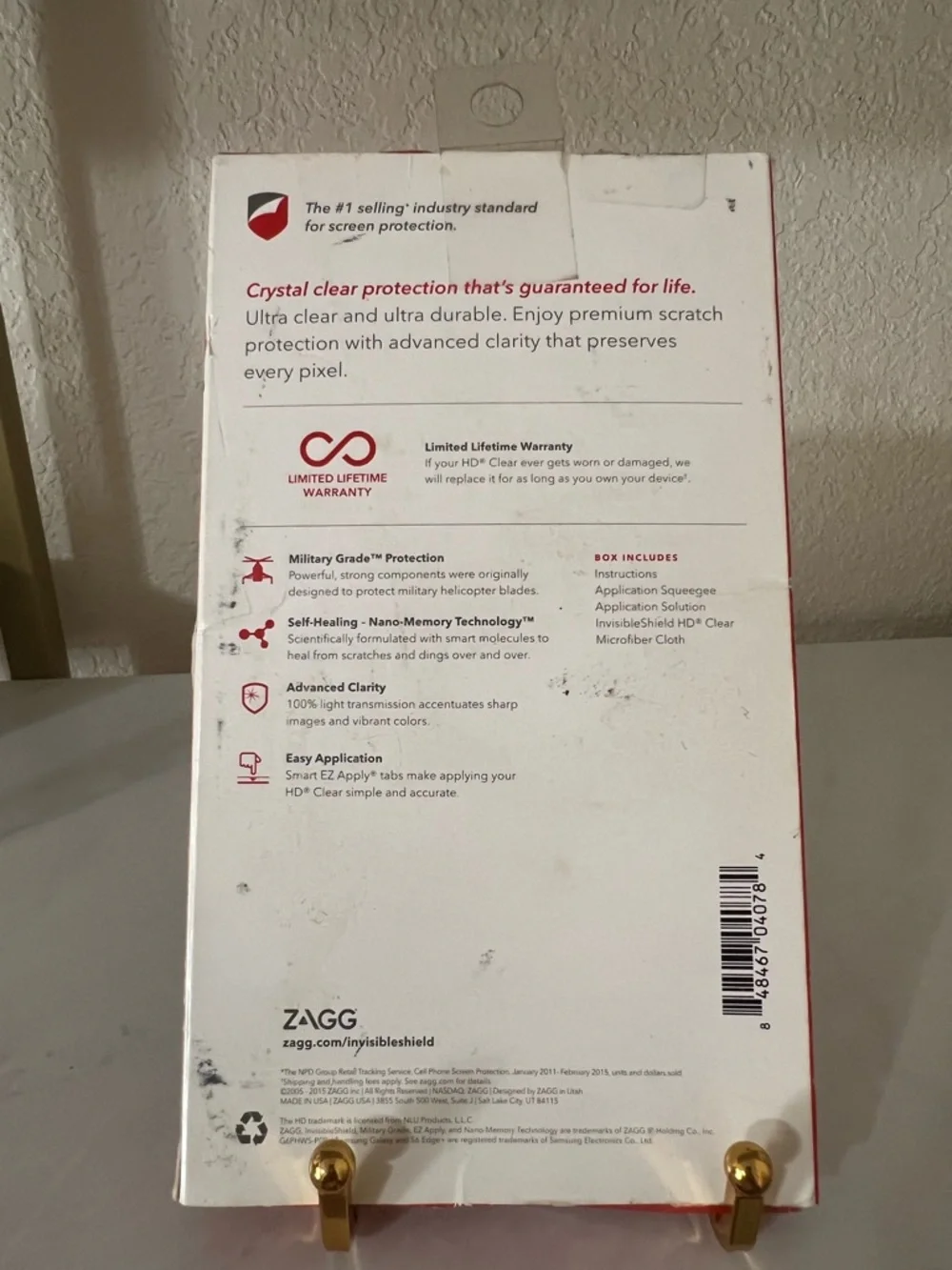 HD Clear Screen Protector for Samsung Galaxy S6 edge+ - Clear